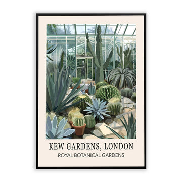 Kew Gardens London Print - The Cactus House