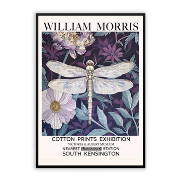 William Morris Purple Dragonfly 670 - Print Material