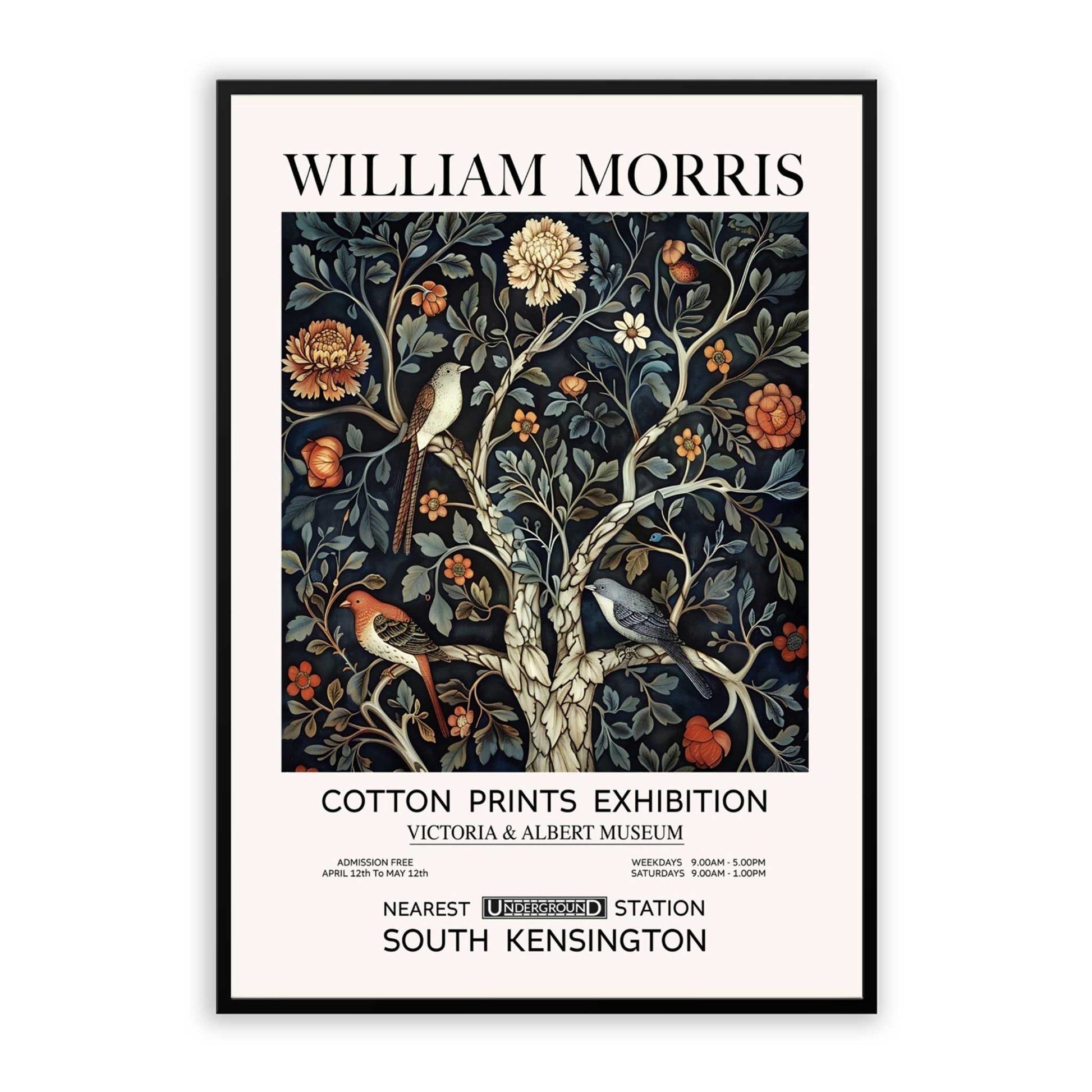 Tree Of Life, Vintage William Morris Style Print