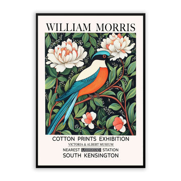 Tropical Bird Wall Art – Vintage Botanical & Floral Print