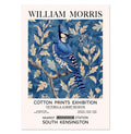 Blue Jay, Vintage William Morris Style Bird Print