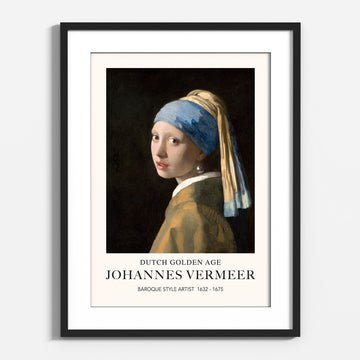 Johannes Vermeer Girl with a Pearl Earring framed art print