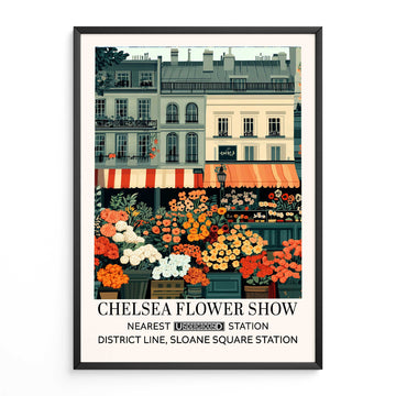 Chelsea Flower Show 18 - Sloan Square Art Print