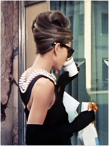 Audrey Hepburn Breakfast at Tiffany’s - A4 21x29.7 cm / 8x12″ - Print Material