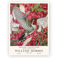 Vintage Humming Bird William Morris Style  Print For Living Room