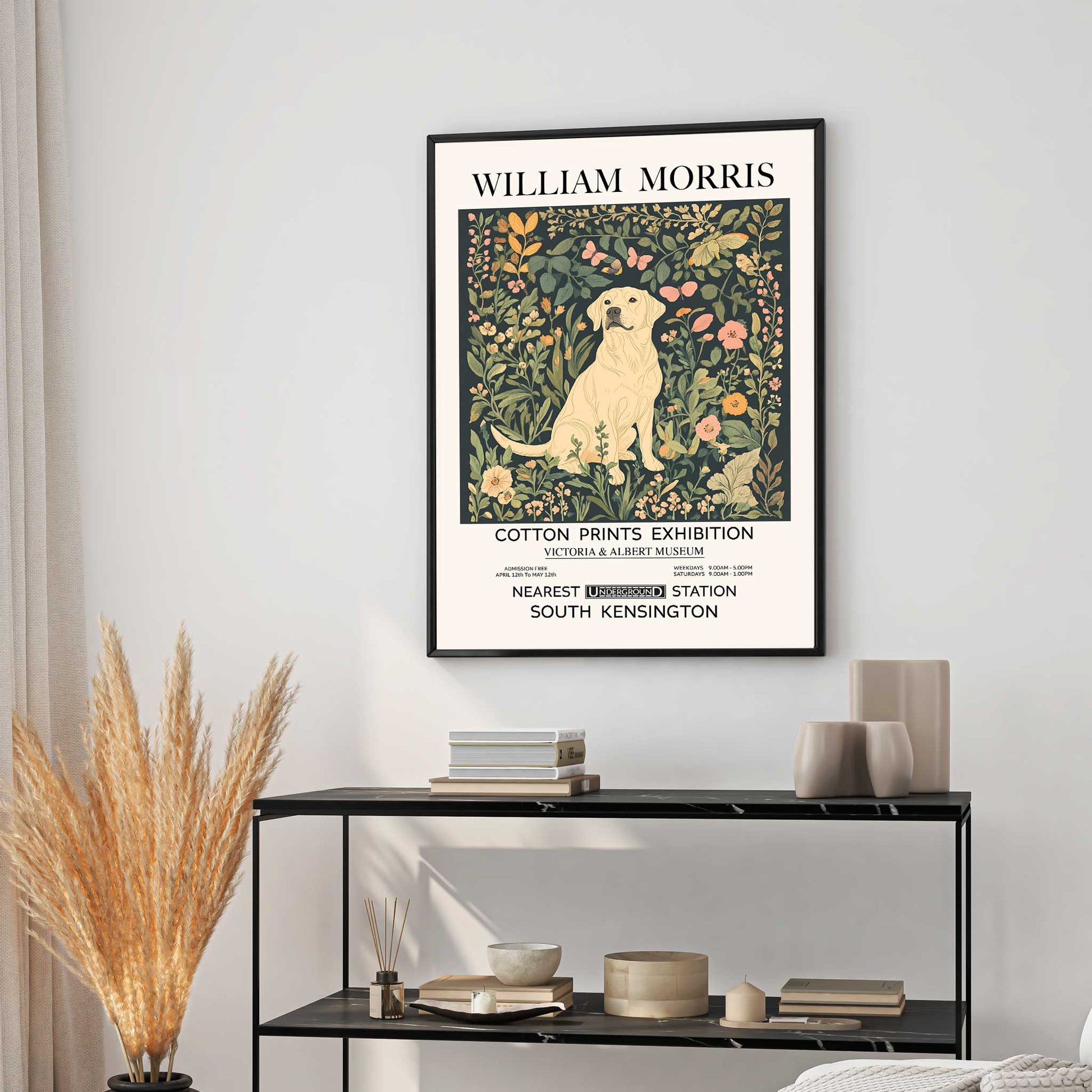 William Morris Cat and Dog Prints – Wall Art for Pet Lovers