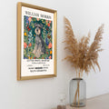 William Morris-inspired Schnauzer dog print for pet lovers.
