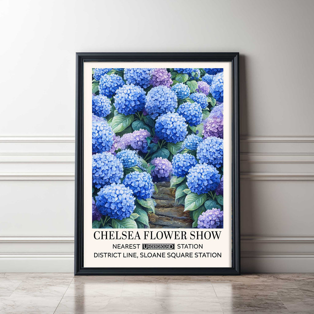 Hydrangea Flower Art Print- Flower Market 203