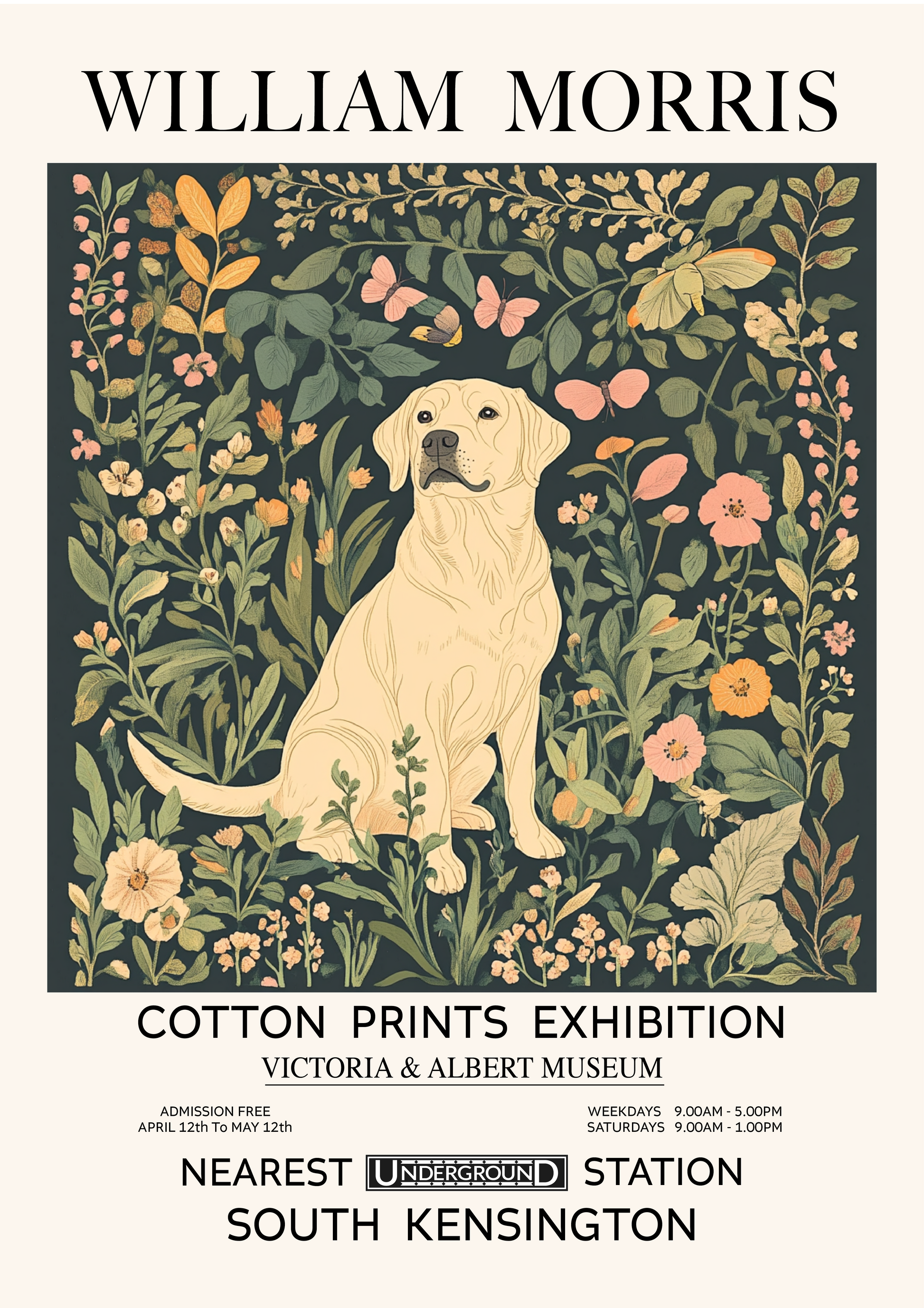 William Morris Cat and Dog Prints – Wall Art for Pet Lovers