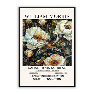 Humming Bird Wall Art – Vintage Botanical & Floral Print