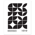 Black And White Bauhaus Poster, No. 502, abstract, architecture, Black and white, #illieeart