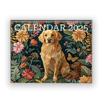 Dog Wall Calendar 2025