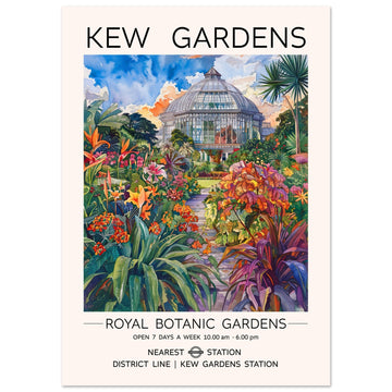 Kew Garden London Travel Print, , , , #illieeart