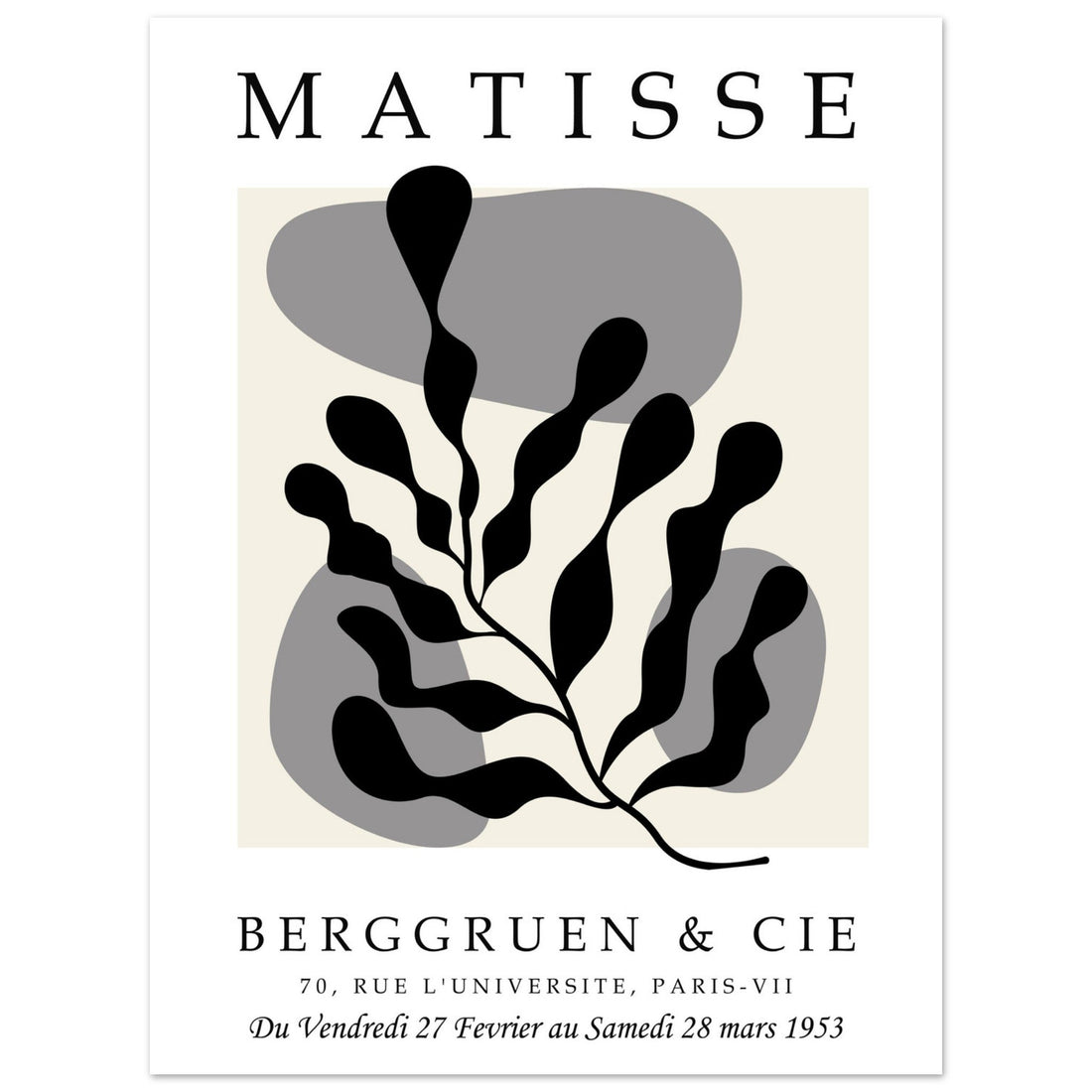 Matisse Cut Out, Henri Matisse Art Print, Matisse Poster, Matisse Wall Art, #illieeart