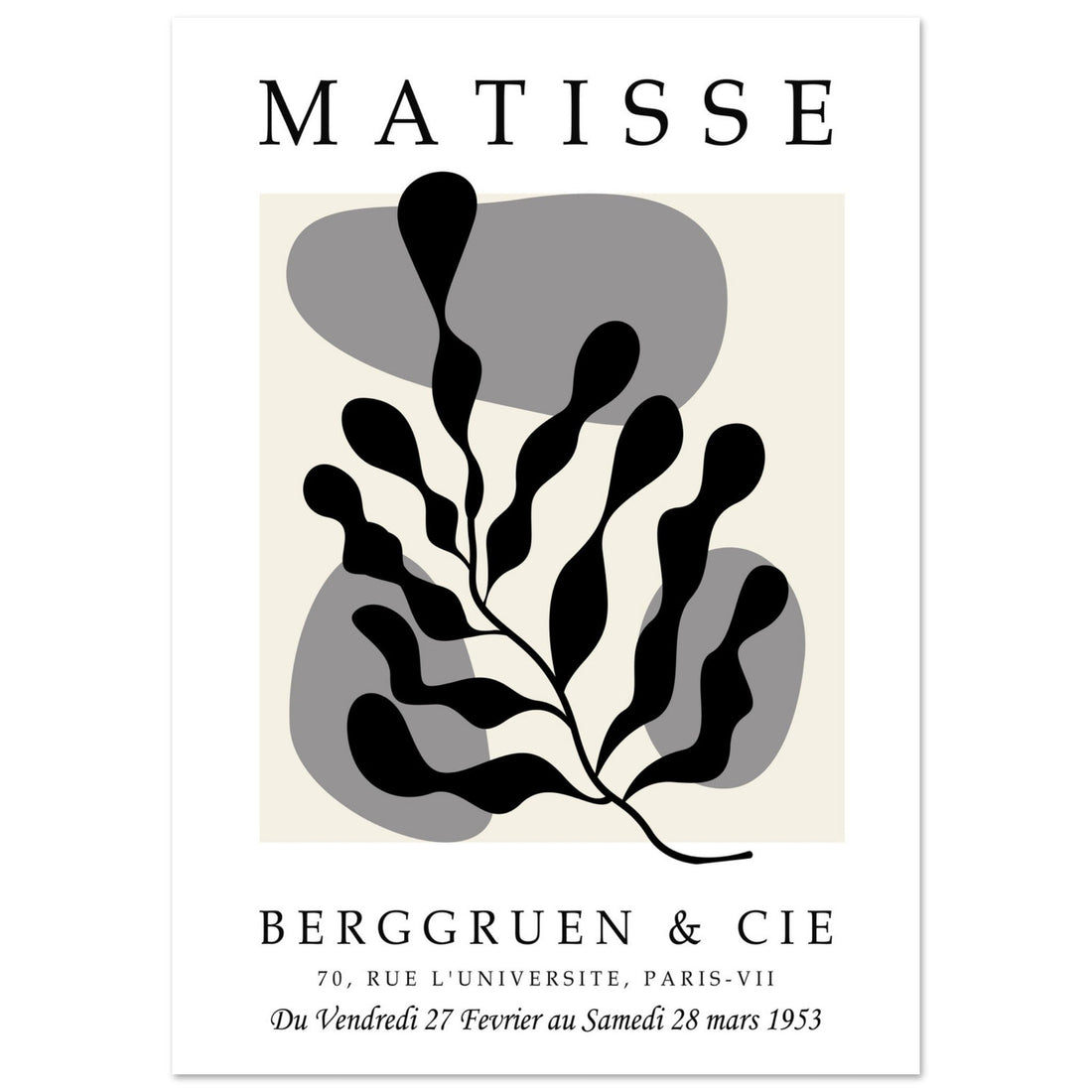 Matisse Cut Out, Henri Matisse Art Print, Matisse Poster, Matisse Wall Art, #illieeart