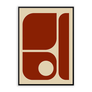 Bauhaus Brown Poster - No. 119