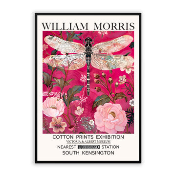 Dragonfly Wall Art 02 – Vintage Botanical & Floral Print