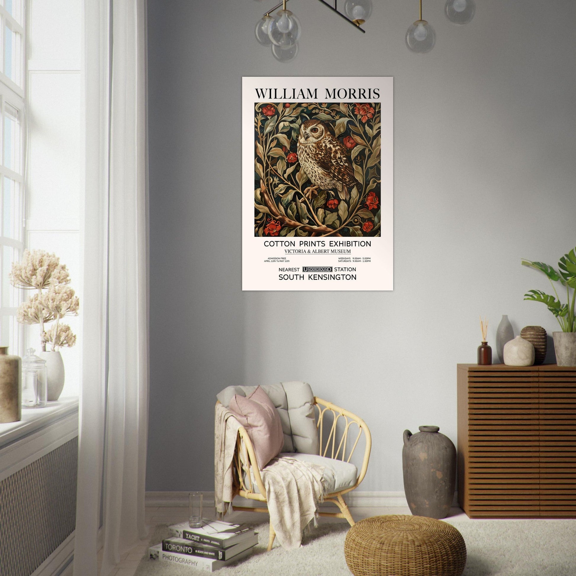 The Barn Owl - William Morris, The Barn owl, vintage, william morris, #illieeart