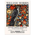 The Falcon And Flowers - William Morris, Falcon, vintage floral art print, william morris, #illieeart