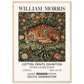 The Tiger In Flowers - Framed Poster, The Tiger In Flowers, Vintage Art print, william morris framed, #illieeart