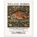 The Tiger In Flowers - Framed Poster, The Tiger In Flowers, Vintage Art print, william morris framed, #illieeart