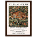 The Tiger In Flowers - Framed Poster, The Tiger In Flowers, Vintage Art print, william morris framed, #illieeart