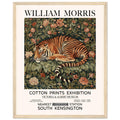 The Tiger In Flowers - Framed Poster, The Tiger In Flowers, Vintage Art print, william morris framed, #illieeart