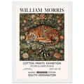 The Tiger In Flowers - Framed Poster, The Tiger In Flowers, Vintage Art print, william morris framed, #illieeart