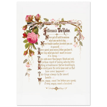 Thomas Jefferson's Ten Rules, Ten Rules, Thomas Jefferson, Typography, #illieeart