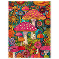 Trippy Mushroom, botanical art print, Mushroom Art Print, Trippy Mushroom Art, #illieeart