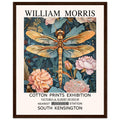 William Morris Framed Print - The Dragonfly, Floral Background, Framed Art print, Teal, #illieeart