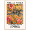 William Morris Framed Print - The Dragonfly, Floral Background, Framed Art print, yellow, #illieeart