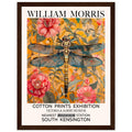 William Morris Framed Print - The Dragonfly, Floral Background, Framed Art print, yellow, #illieeart
