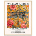 William Morris Framed Print - The Dragonfly, Floral Background, Framed Art print, yellow, #illieeart