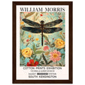 William Morris Framed Print - The Dragonfly, Floral Background, Framed Art print, yellow, #illieeart