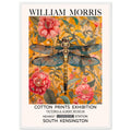 William Morris Framed Print - The Dragonfly, Floral Background, Framed Art print, yellow, #illieeart