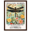 William Morris Framed Print - The Dragonfly, Floral Background, Framed Art print, yellow, #illieeart