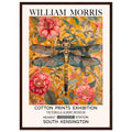 William Morris Framed Print - The Dragonfly, Floral Background, Framed Art print, yellow, #illieeart