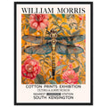 William Morris Framed Print - The Dragonfly, Floral Background, Framed Art print, yellow, #illieeart