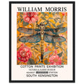 William Morris Framed Print - The Dragonfly, Floral Background, Framed Art print, yellow, #illieeart