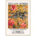 William Morris Framed Print - The Dragonfly, Floral Background, Framed Art print, yellow, #illieeart