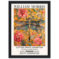 William Morris Framed Print - The Dragonfly, Floral Background, Framed Art print, yellow, #illieeart