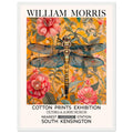 William Morris Framed Print - The Dragonfly, Floral Background, Framed Art print, yellow, #illieeart