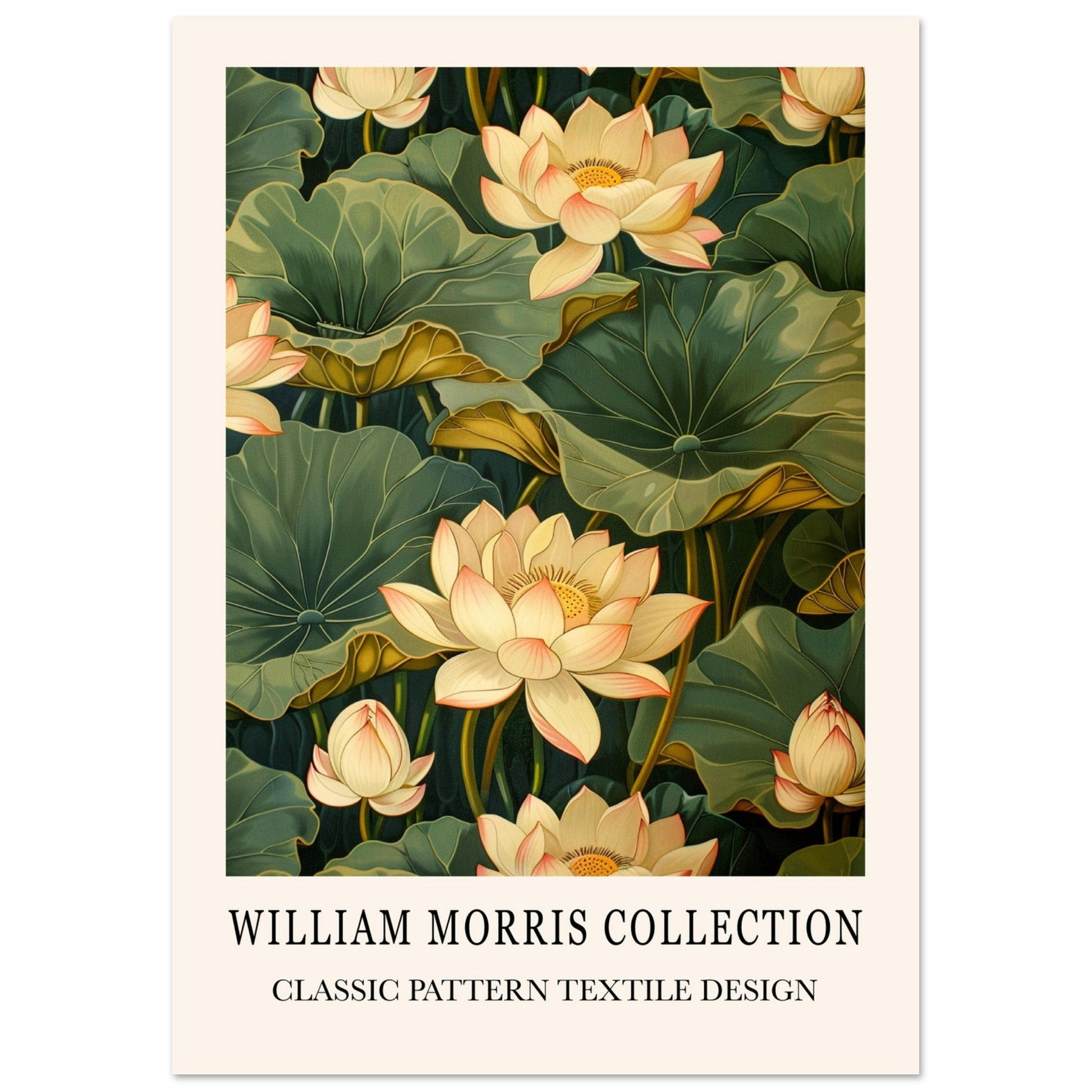 Water Lilies - William Morris, Inspired By William Morris, Water Lilies, William Morris Art, #illieeart