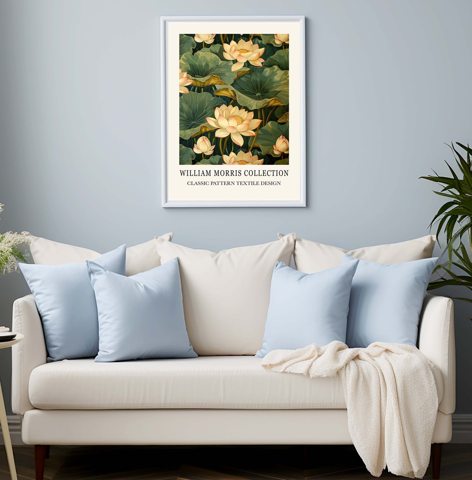 Water Lilies - William Morris, Inspired By William Morris, Water Lilies, William Morris Art, #illieeart