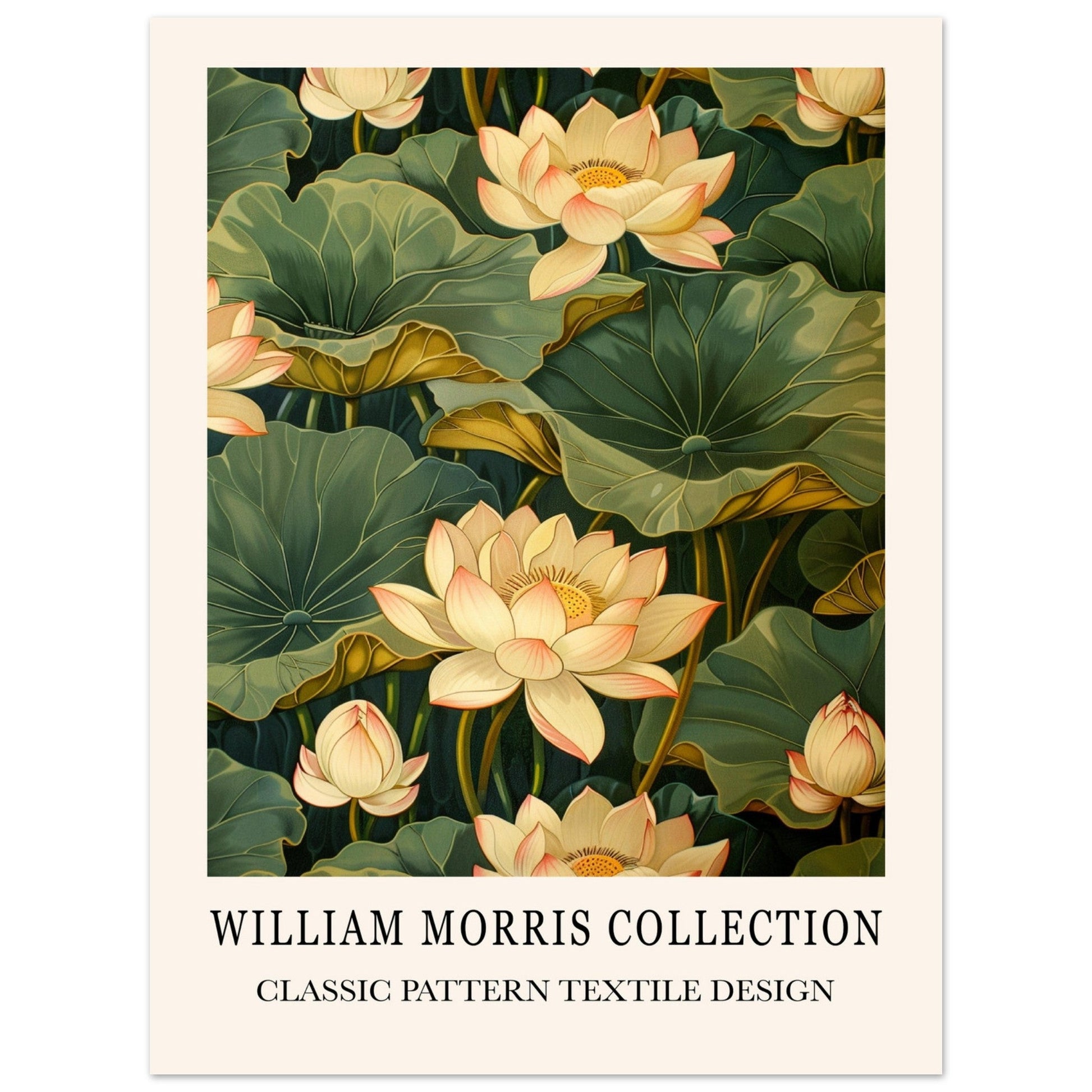 Water Lilies - William Morris, Inspired By William Morris, Water Lilies, William Morris Art, #illieeart