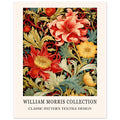 Pink Flowers - William Morris, floral art print, Pink Oriental Flowers, william morris, #illieeart