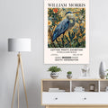 The Blue Heron - William Morris, blue heron, Organic Motif, william morris, #illieeart