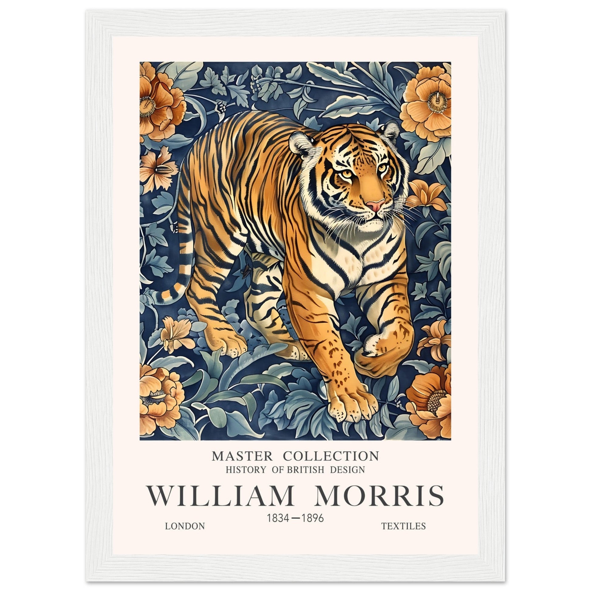 William Morris Master Collection - The Majestic Tiger Print - Framed, , , , #illieeart