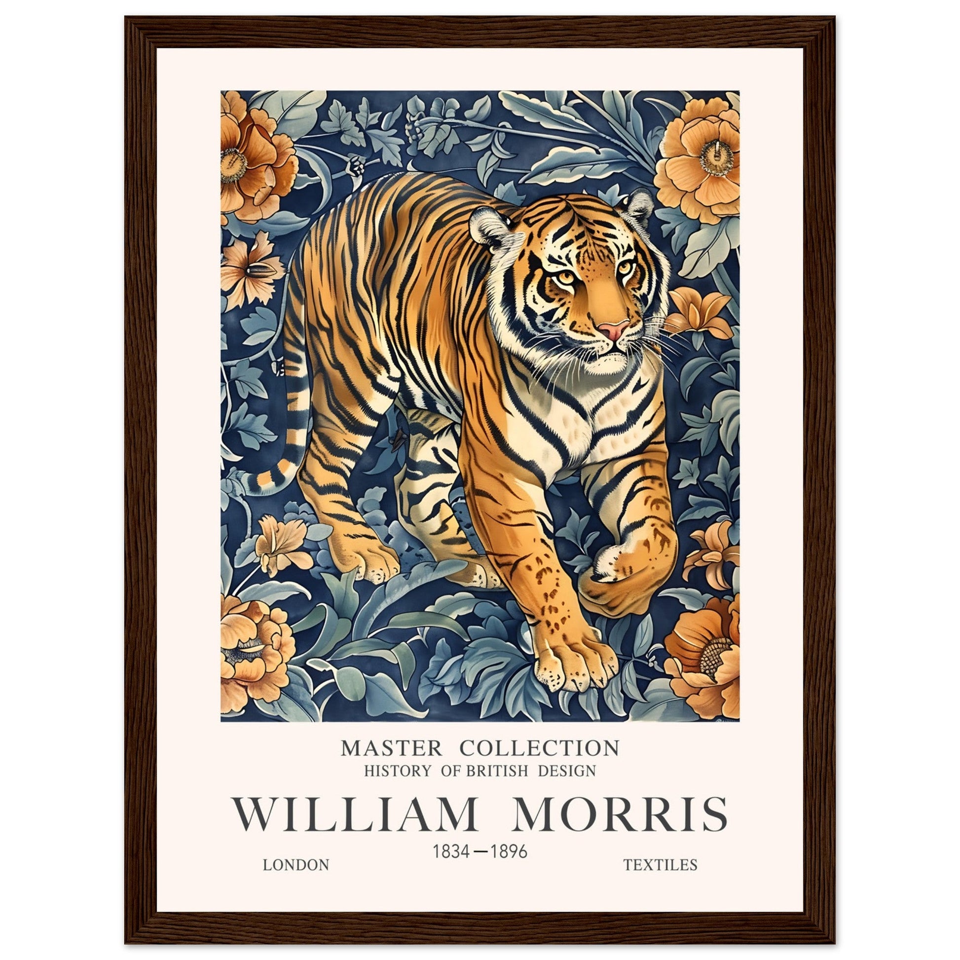 William Morris Master Collection - The Majestic Tiger Print - Framed, , , , #illieeart